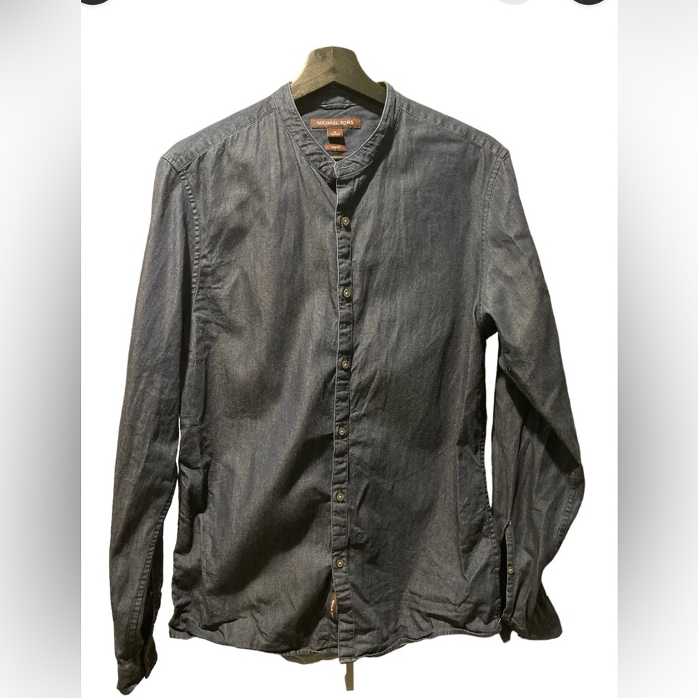 Michael Kors Men’s Denim Button Down M
